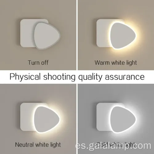 Iluminación de pared minimalista moderna para una elegante decoración del hogar